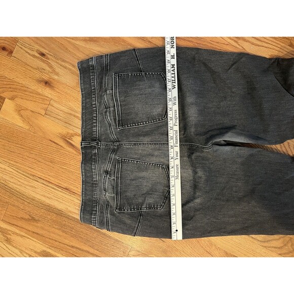 TORRID feel The Fit Black Stretch Distressed Ripped Jeans 22 - Picture 6 of 7